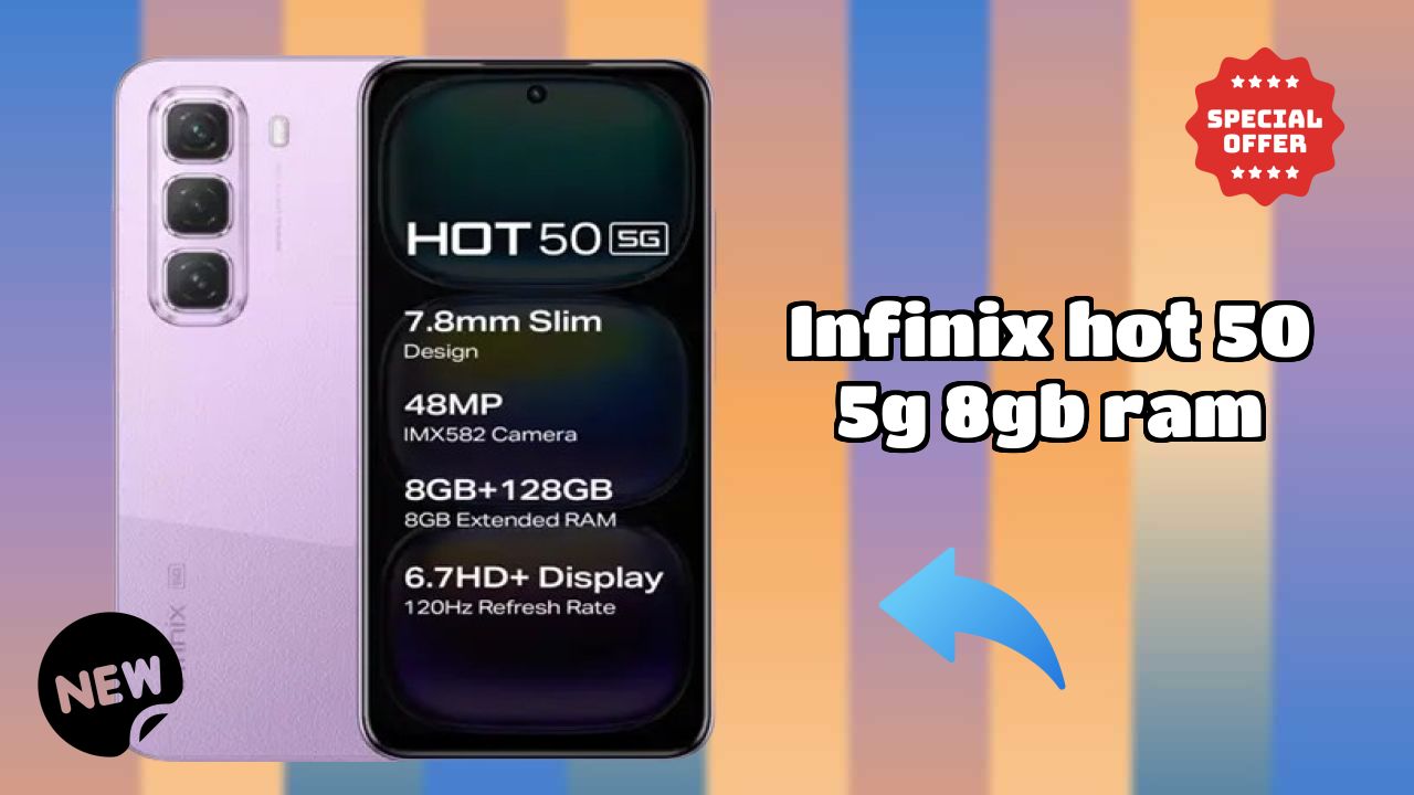 Infinix Hot 50 5G 8GB RAM Display Analysis: IPS LCD Quality