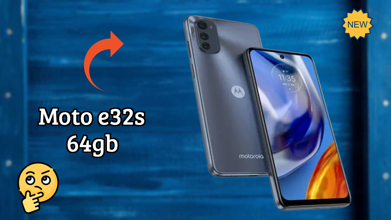 Motorola Moto E32s 64GB - Best Camera Phone Under ₹7,198