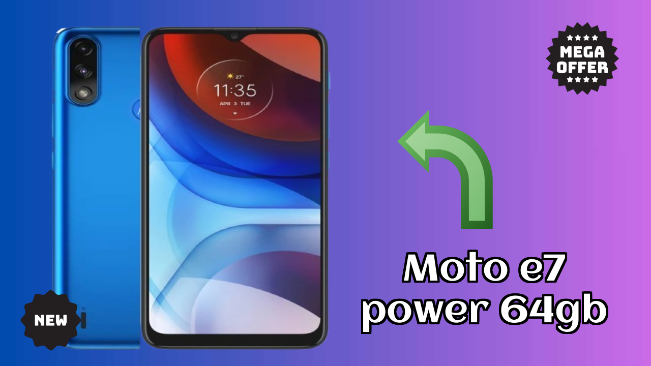 Moto E7 Power 64GB Camera Comparison: 13 MP + 2 MP Rear Camera vs Other