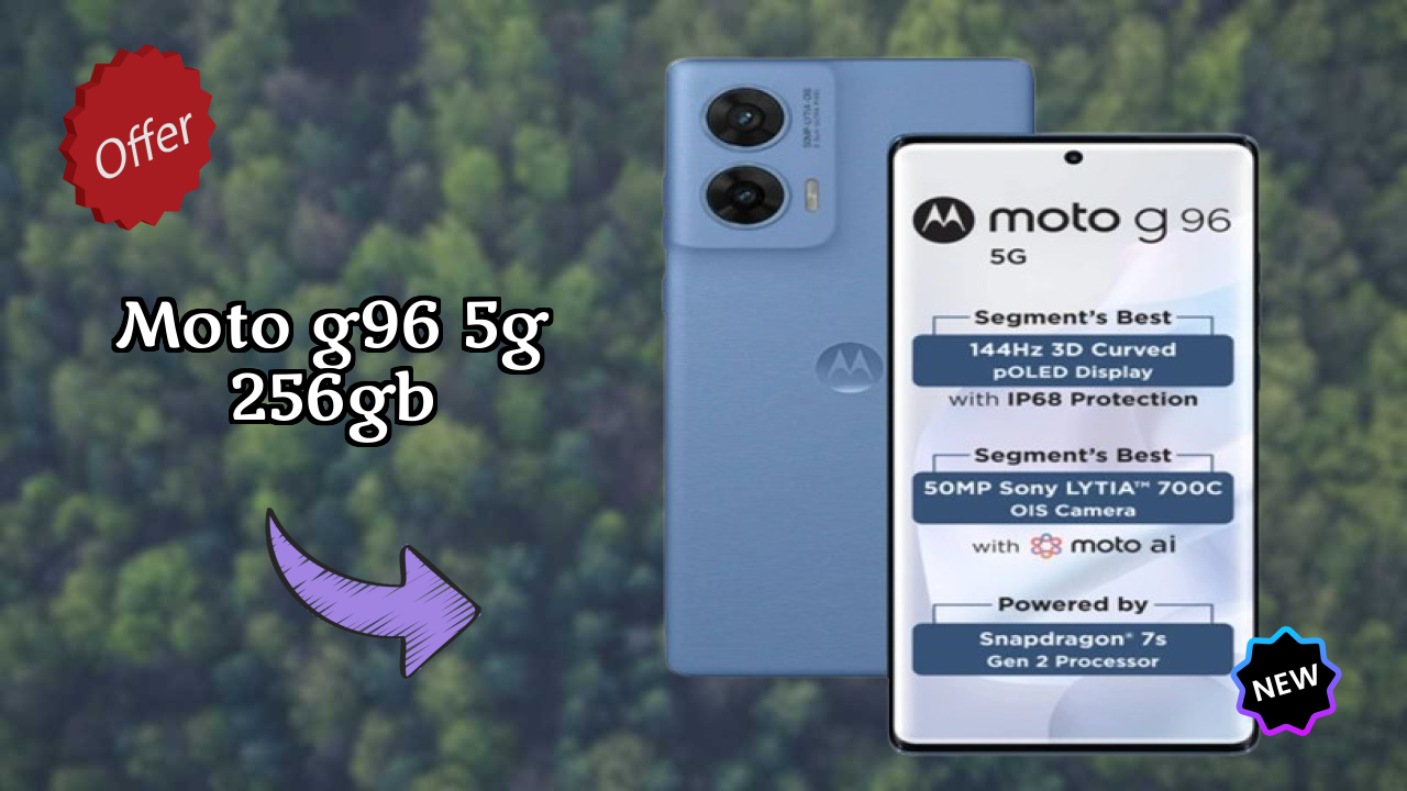 Moto G96 5G 256GB Display Technology: P-OLED Review