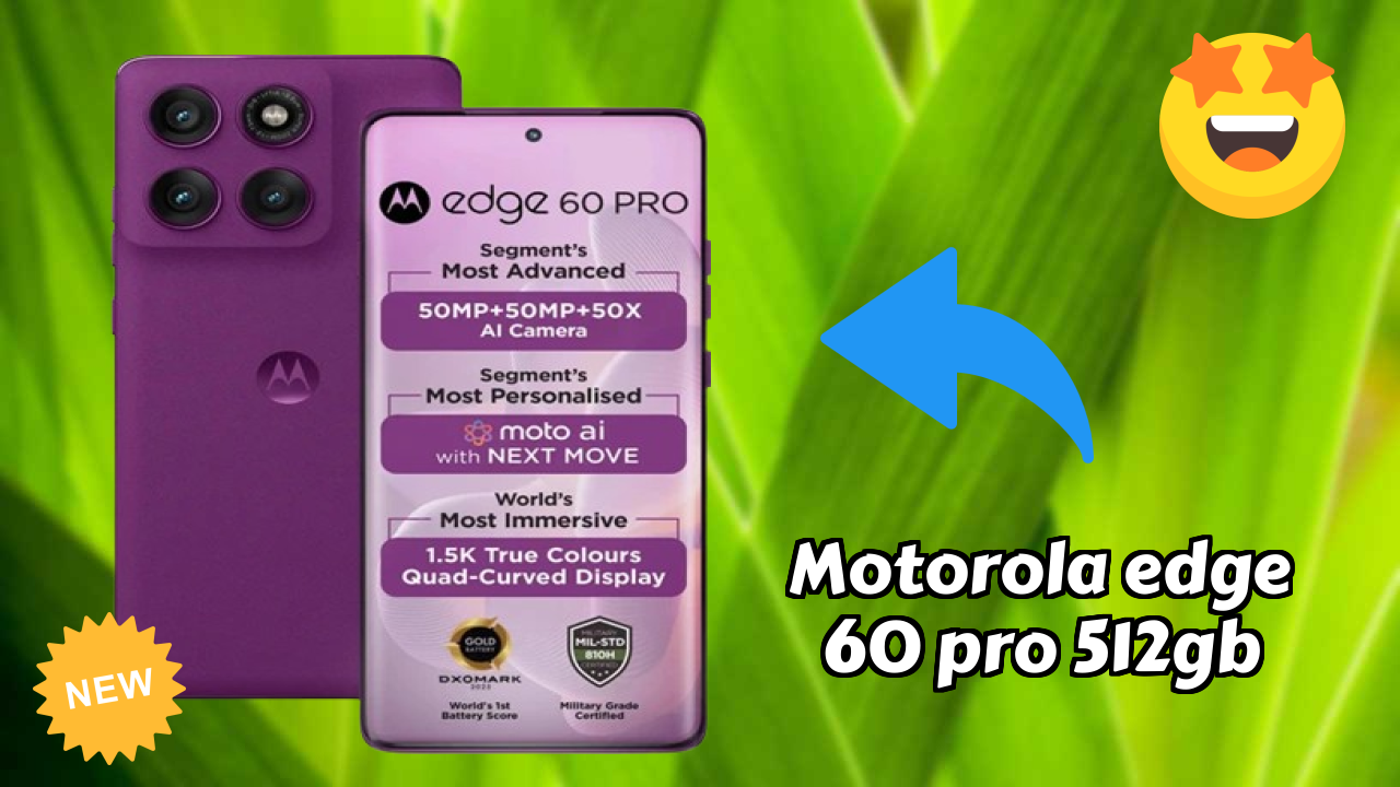 Motorola Edge 60 Pro 512GB at ₹39,999 - Complete Specifications