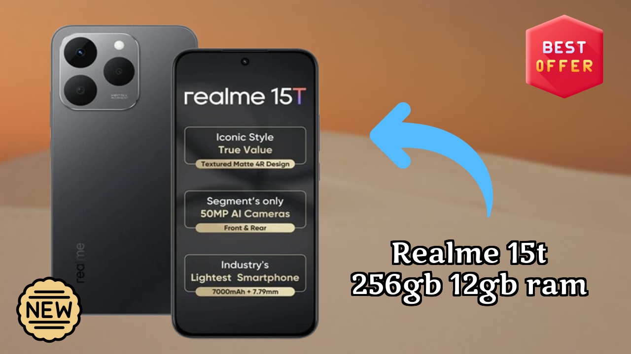 Realme 15T 256GB 12GB RAM Display Review: 6.57 Inches (16.69 Cm) Screen Size