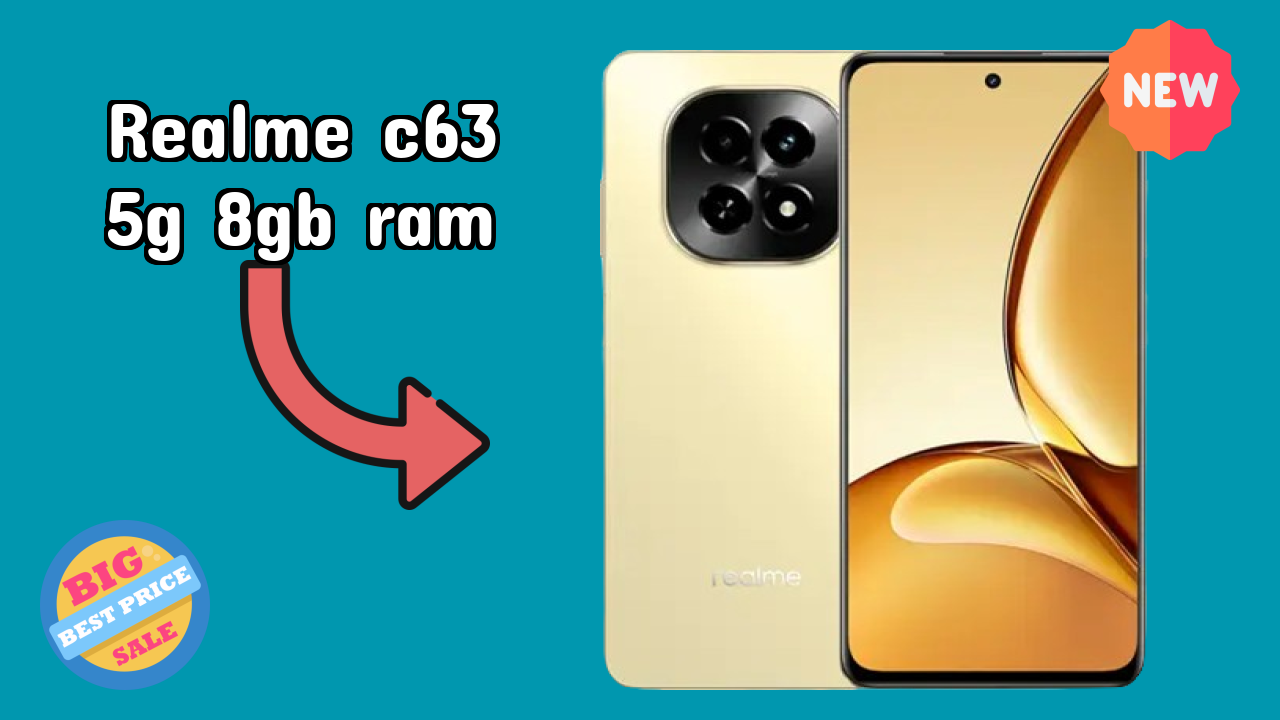 Realme C63 5G 8GB RAM at ₹12,999 - Best Deal Available Now