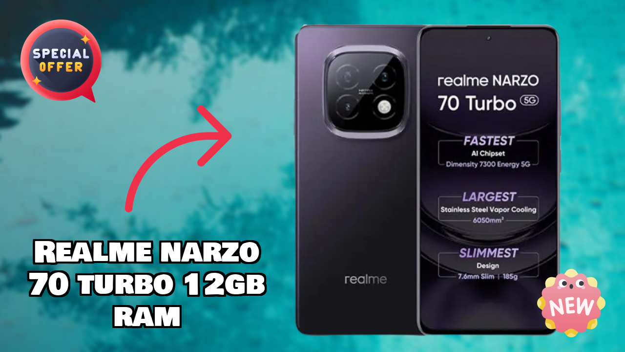 Realme Narzo 70 Turbo 12GB RAM Display Review: 6.67 Inches (16.94 Cm) Screen