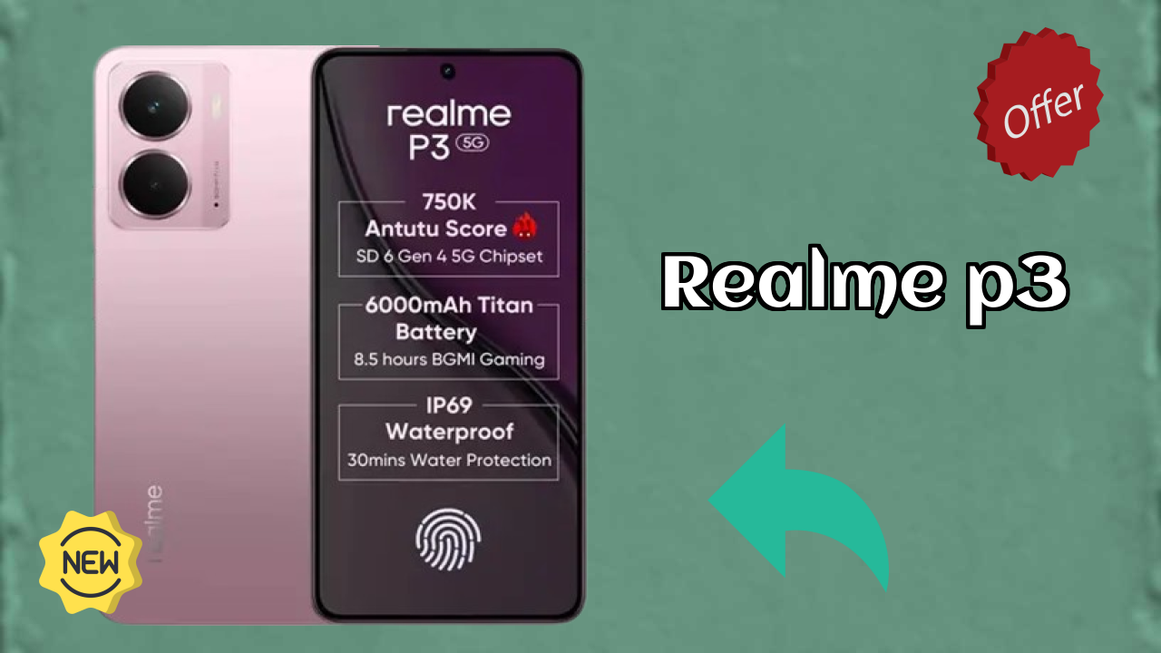 Realme P3 Display Review: 6.67 Inches (16.94 Cm) Screen Size