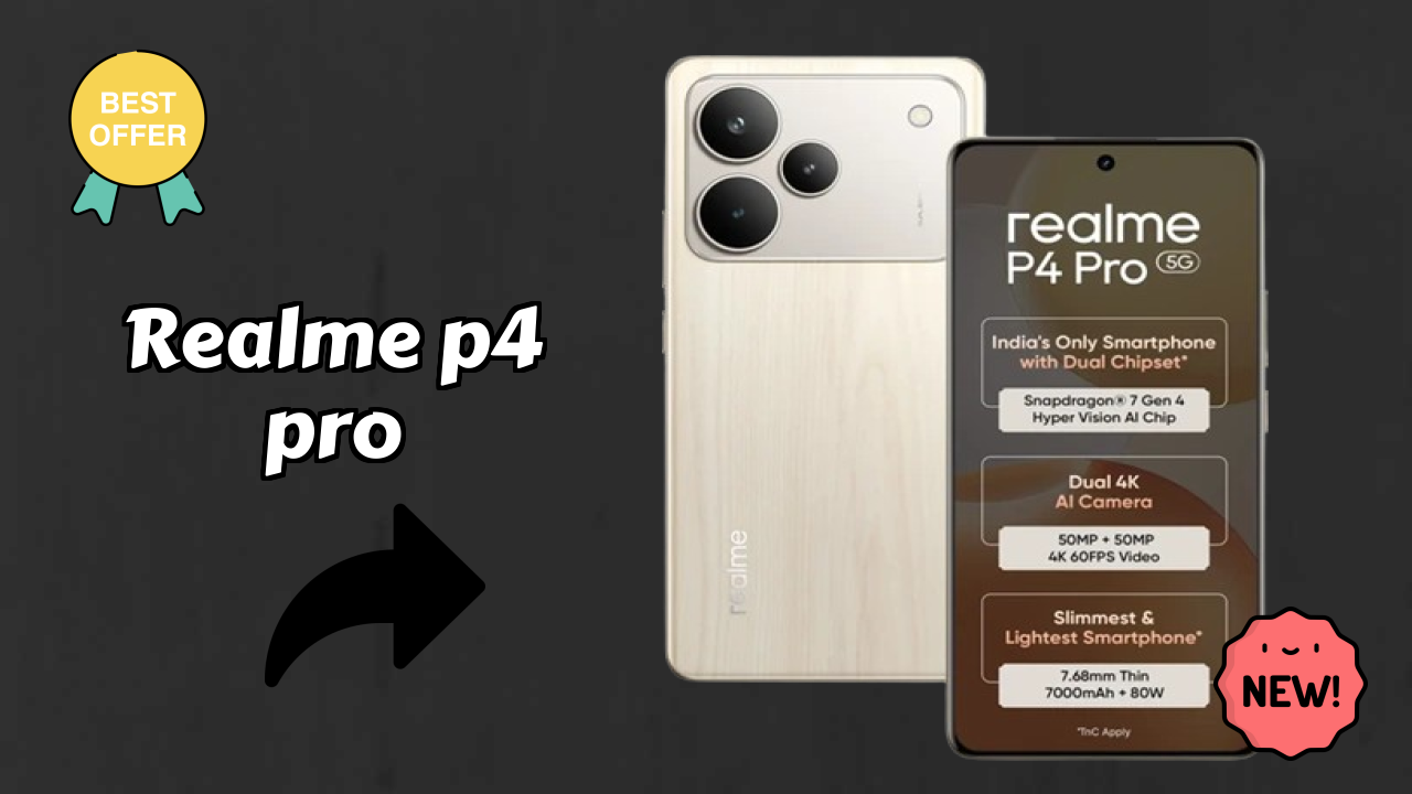 Realme P4 Pro at ₹23,999 - Complete Specifications