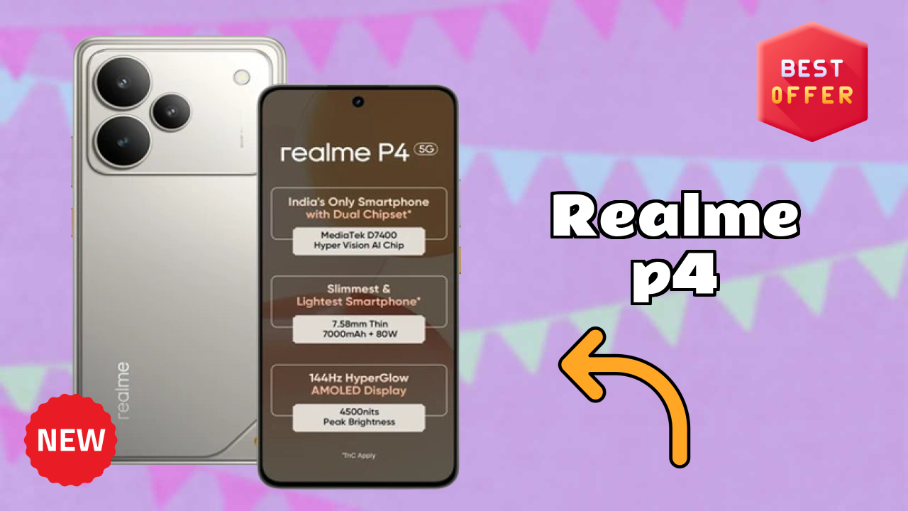 Realme P4 at ₹19,499 - Best Features Explained