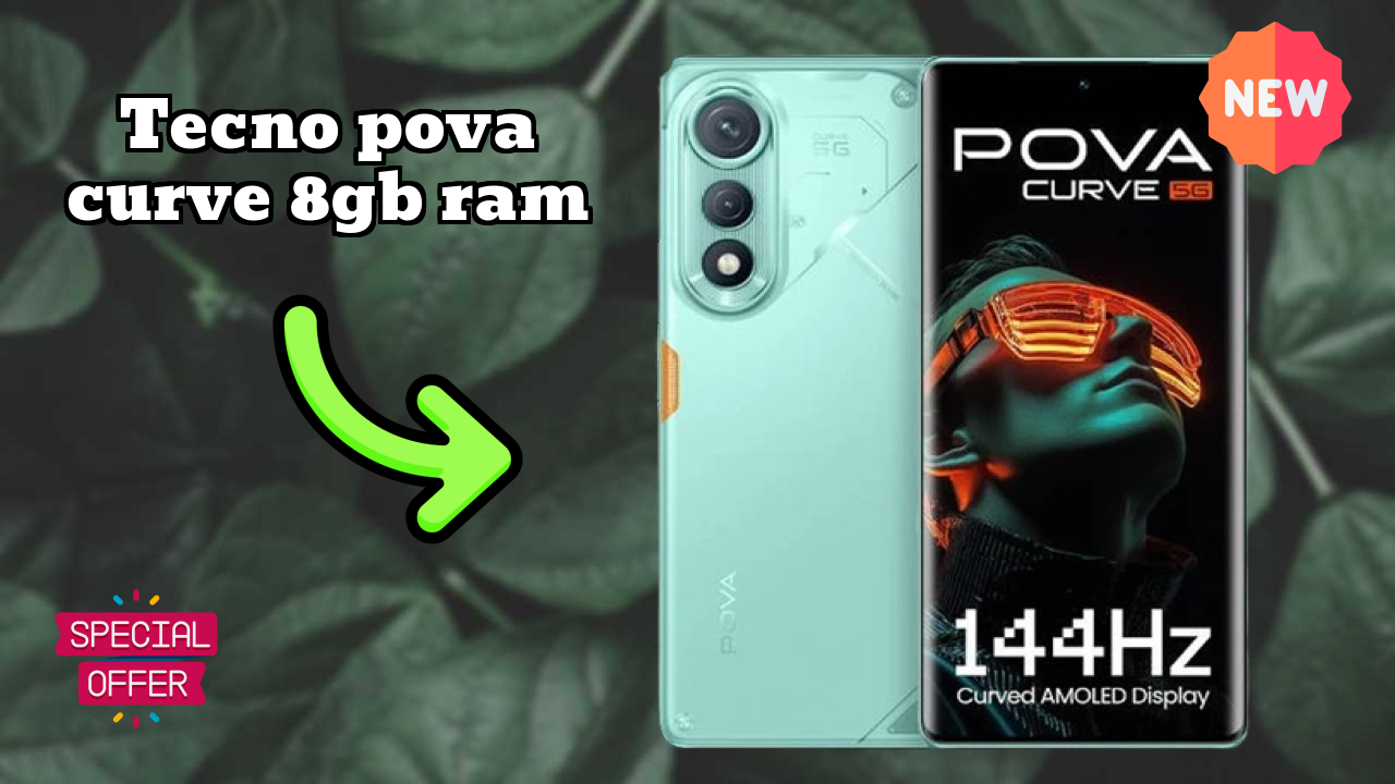 Tecno Pova Curve 8GB RAM Display Quality: AMOLED Explained