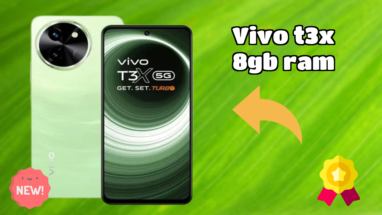 Get Vivo T3x 8GB RAM at Just ₹15,499 - Limited Time Offer!