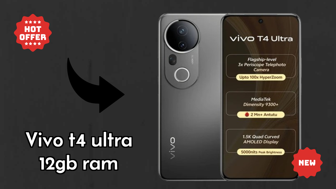 Vivo T4 Ultra 12GB RAM Display Quality: AMOLED Explained
