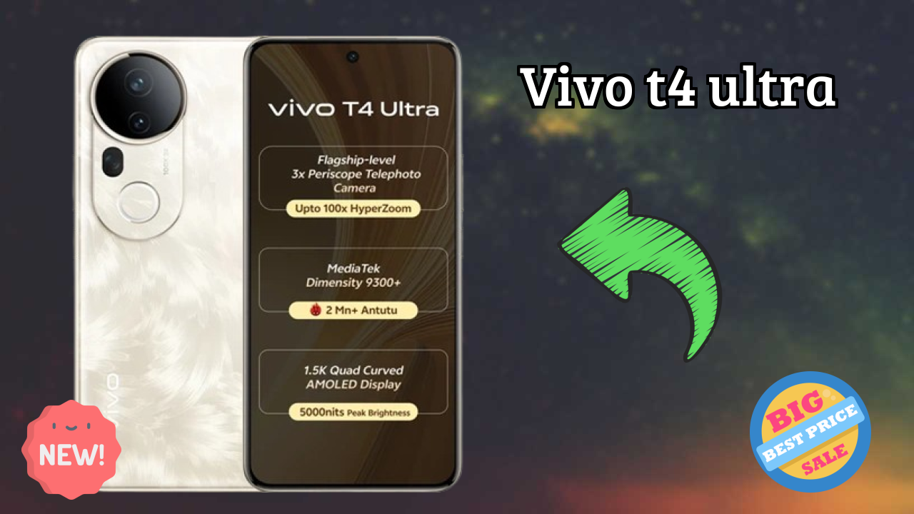 Vivo T4 Ultra Display Technology: 6.67 Inches (16.94 Cm) Screen