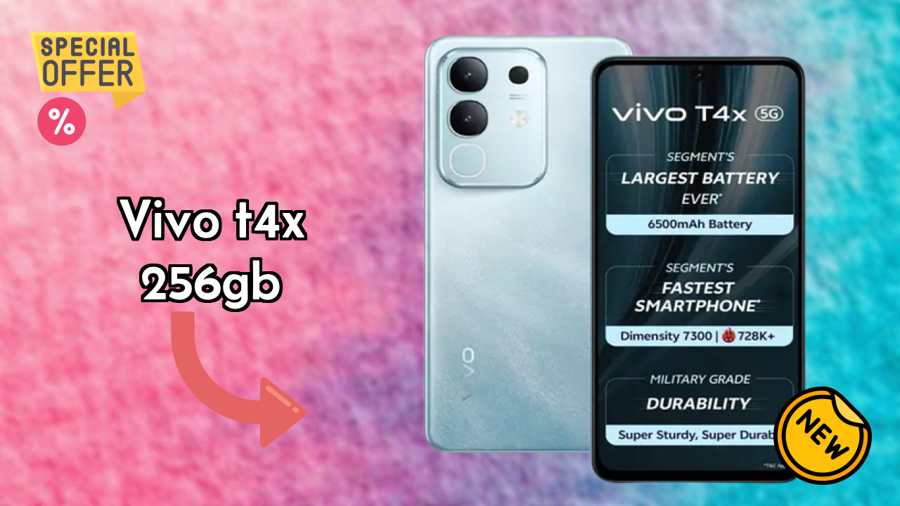 Vivo T4X 256GB at ₹16,499 - Best Features Explained