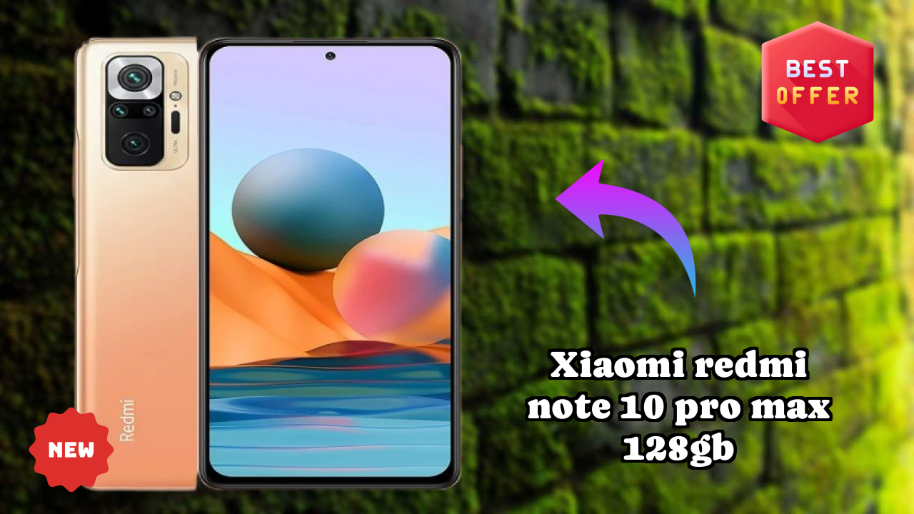 Xiaomi Redmi Note 10 Pro Max 128GB Display Quality: 6.67 Inches (16.94 Cm) Screen